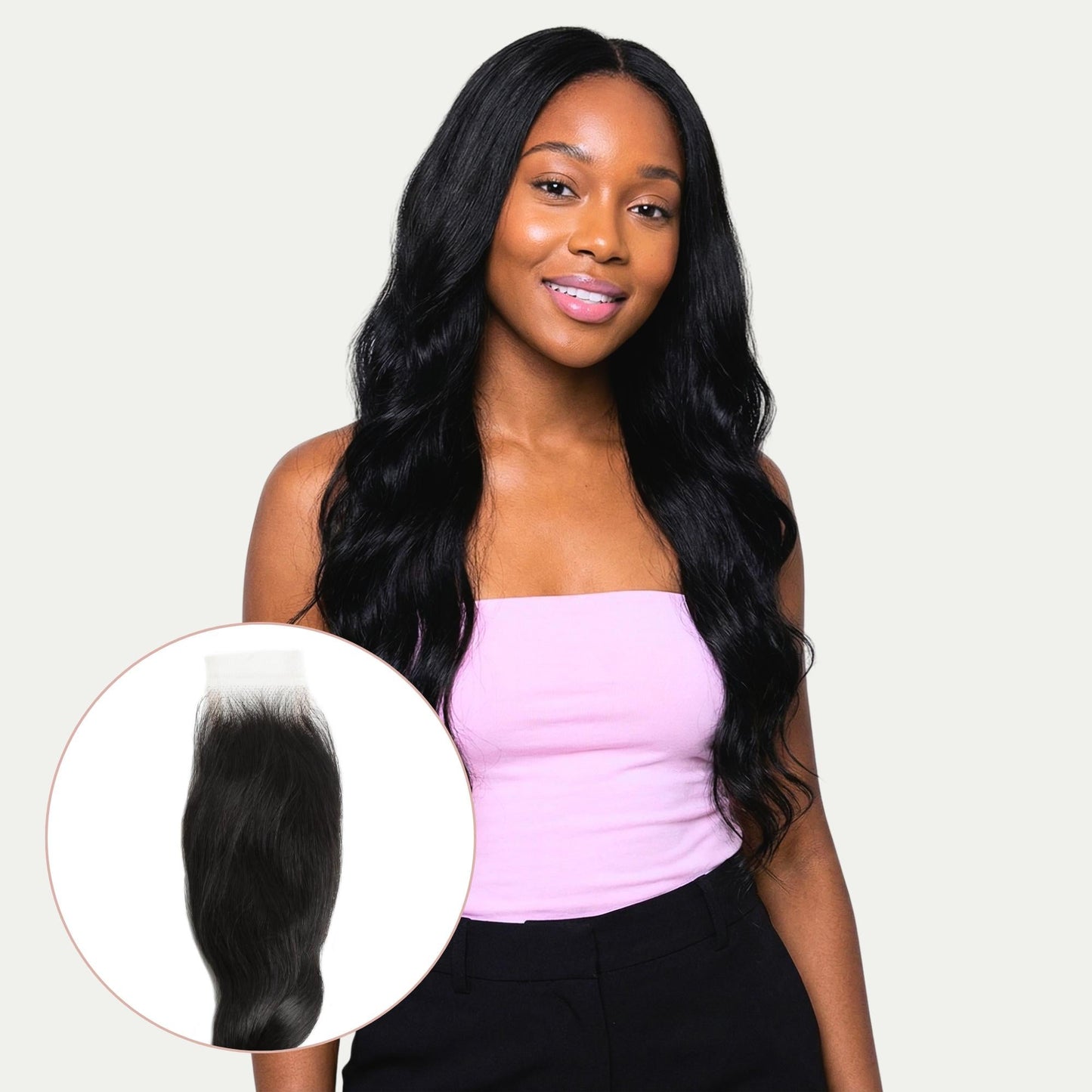 Loose Wave 2x6 HD Lace Human Hair Closure Luxegan
