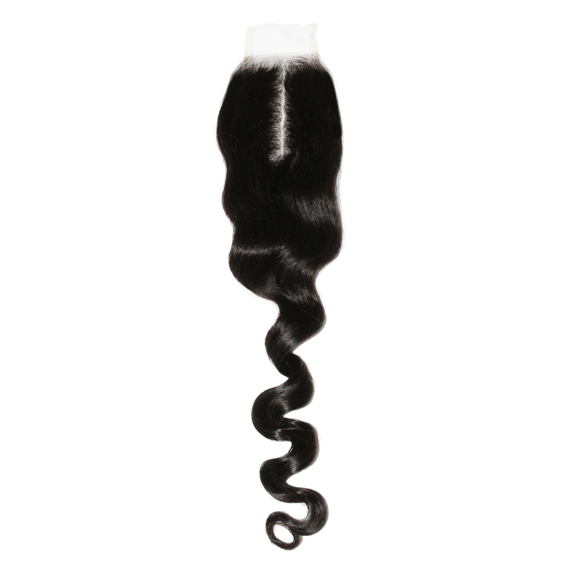 Loose Wave 2x6 Transparent Lace Human Hair Closure Luxegan