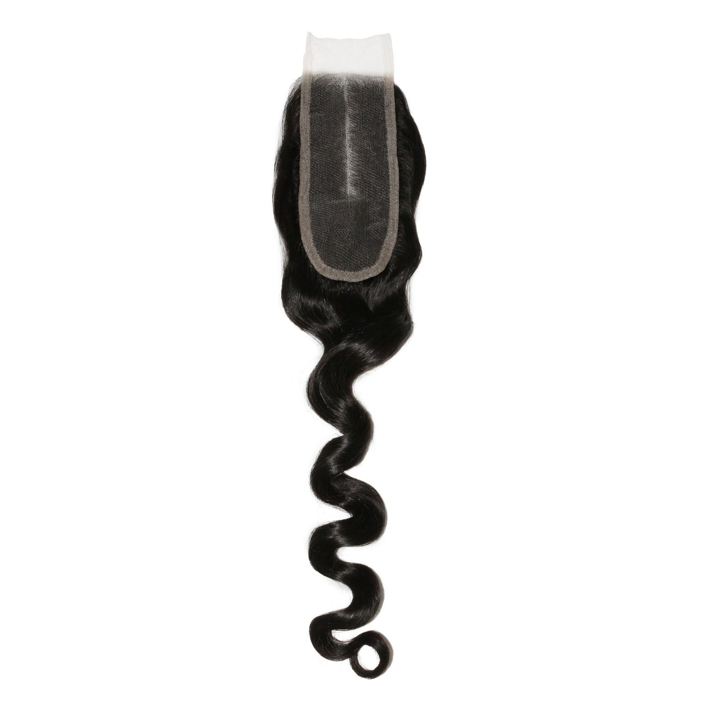 Loose Wave 2x6 Transparent Lace Human Hair Closure Luxegan