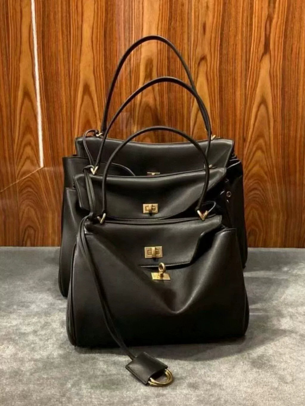 New Arrival B Home Rodeobag Large Capacity Kelly Tote | Genuine Cowhide Leather Soft Shoulder Messenger Bag with Lock Luxegan