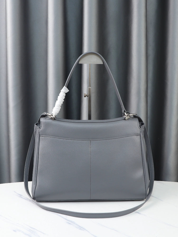 New Arrival B Home Rodeobag Large Capacity Kelly Tote | Genuine Cowhide Leather Soft Shoulder Messenger Bag with Lock Luxegan