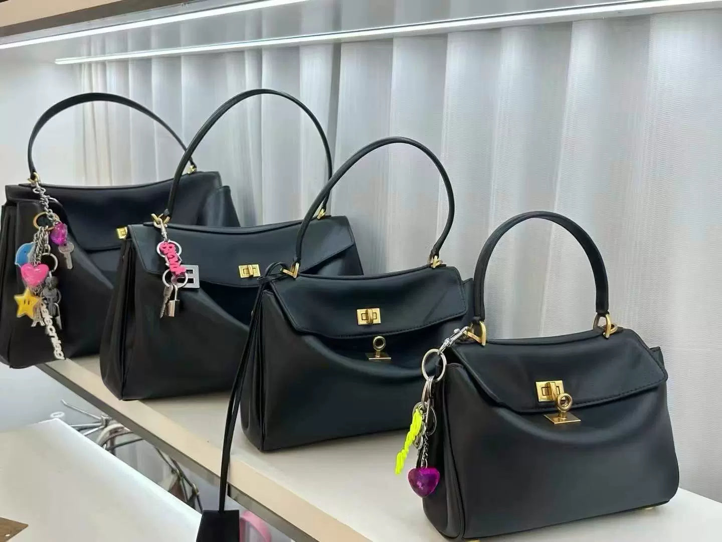 New Arrival B Home Rodeobag Large Capacity Kelly Tote | Genuine Cowhide Leather Soft Shoulder Messenger Bag with Lock Luxegan