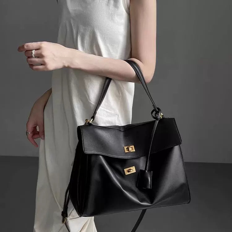 PU Loose Tote Bag | Niche Style Large Capacity Crossbody Luxegan