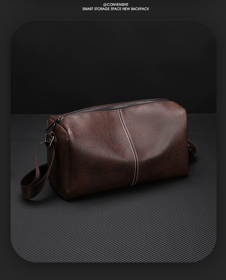 Men's Small High-Grade Casual Messenger Bag | PU Leather Shoulder Bag (New Commuter All-Matching Crossbody) Luxegan