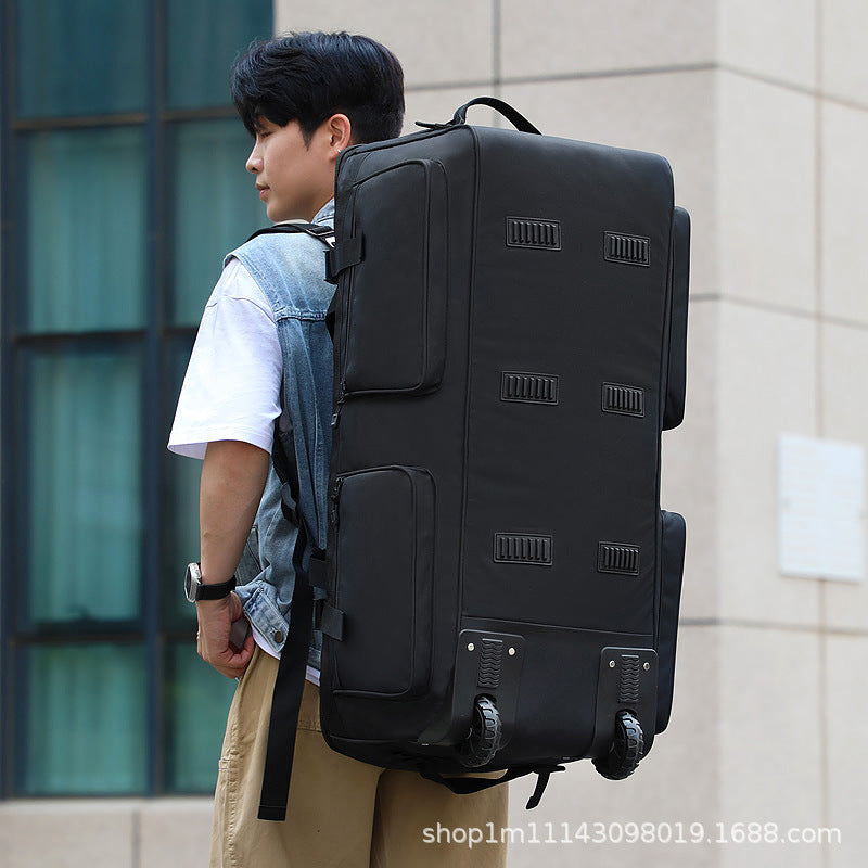 COLENARA Bolso de mano multifuncional Tela Oxford Gran capacidad Bolsa de viaje para hombre Bolsa de almacenamiento plegable con ruedas Bolsa de equipaje