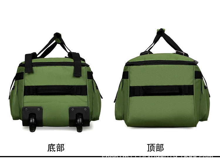 COLENARA Bolso de mano multifuncional Tela Oxford Gran capacidad Bolsa de viaje para hombre Bolsa de almacenamiento plegable con ruedas Bolsa de equipaje