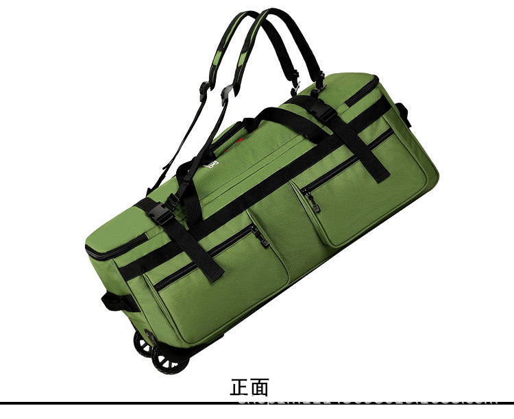 COLENARA Bolso de mano multifuncional Tela Oxford Gran capacidad Bolsa de viaje para hombre Bolsa de almacenamiento plegable con ruedas Bolsa de equipaje