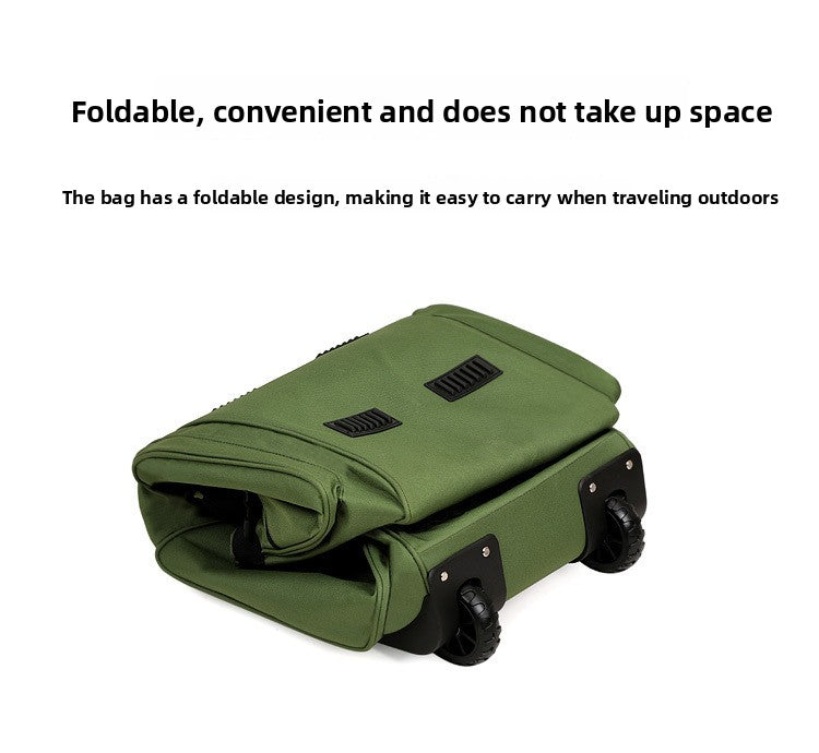 COLENARA Bolso de mano multifuncional Tela Oxford Gran capacidad Bolsa de viaje para hombre Bolsa de almacenamiento plegable con ruedas Bolsa de equipaje