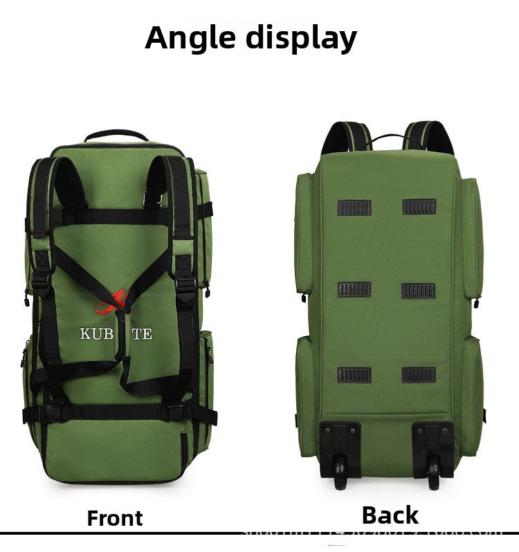 COLENARA Bolso de mano multifuncional Tela Oxford Gran capacidad Bolsa de viaje para hombre Bolsa de almacenamiento plegable con ruedas Bolsa de equipaje
