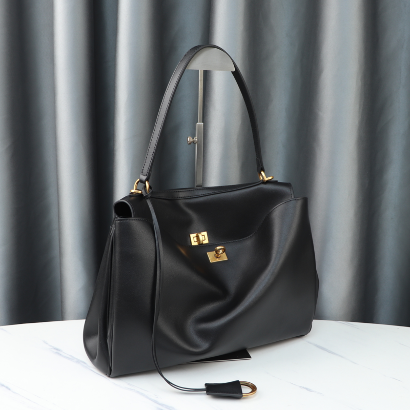 New Arrival B Home Rodeobag Large Capacity Kelly Tote | Genuine Cowhide Leather Soft Shoulder Messenger Bag with Lock Luxegan