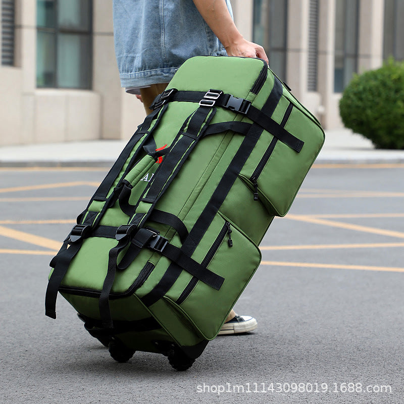 COLENARA Bolso de mano multifuncional Tela Oxford Gran capacidad Bolsa de viaje para hombre Bolsa de almacenamiento plegable con ruedas Bolsa de equipaje
