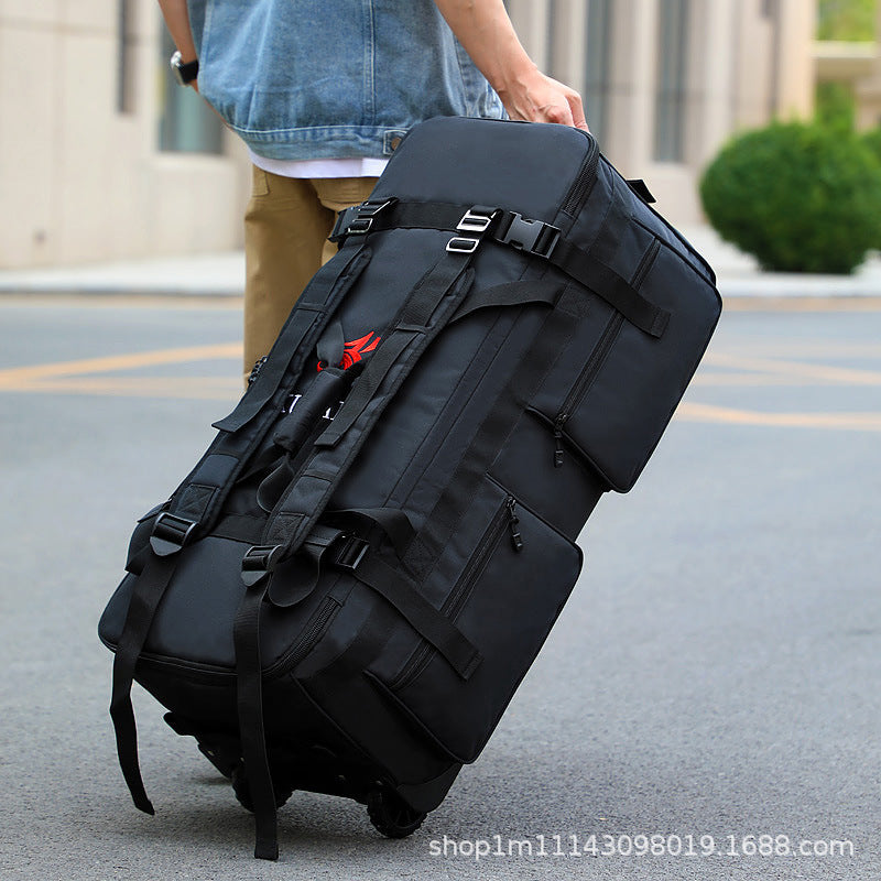 COLENARA Bolso de mano multifuncional Tela Oxford Gran capacidad Bolsa de viaje para hombre Bolsa de almacenamiento plegable con ruedas Bolsa de equipaje