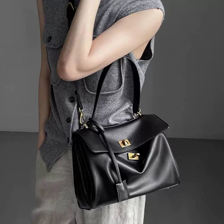 PU Loose Tote Bag | Niche Style Large Capacity Crossbody Luxegan