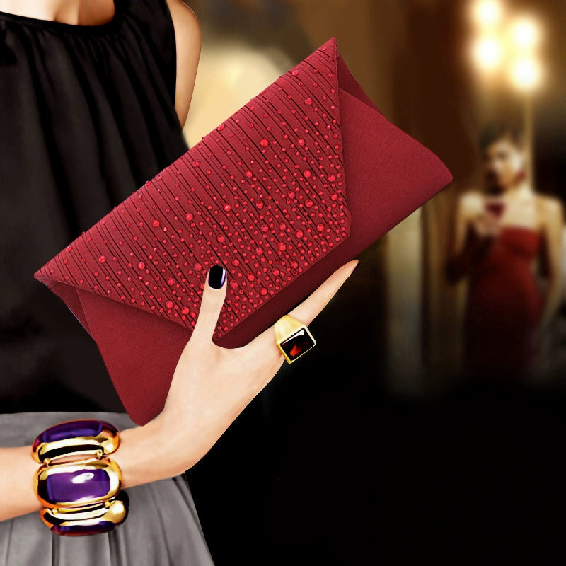 Mercerized Cotton Envelope Clutch | Soft Western Style Dinner Bag for Cheongsam Luxegan