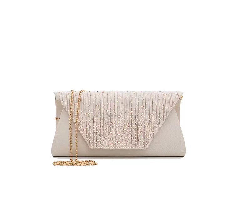 Mercerized Cotton Envelope Clutch | Soft Western Style Dinner Bag for Cheongsam Luxegan