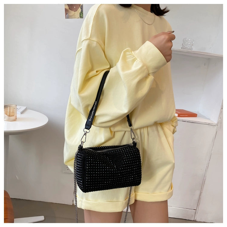 Fancy Rhinestone Bag | New Arrival Tide Fashion Underarm Bag & Full Diamond Crystal Handbag (Female Summer Crossbody) Luxegan