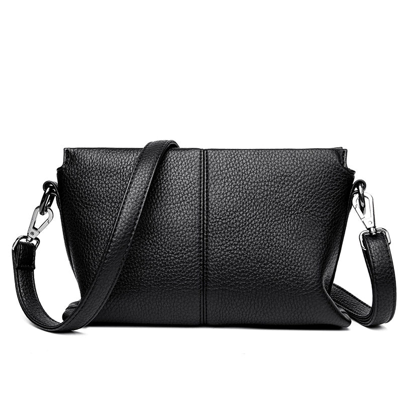 Western Style Soft Leather Women's Crossbody Bag | Fashion Small Square Shoulder Bag (Commuting & Casual Handbag) Luxegan