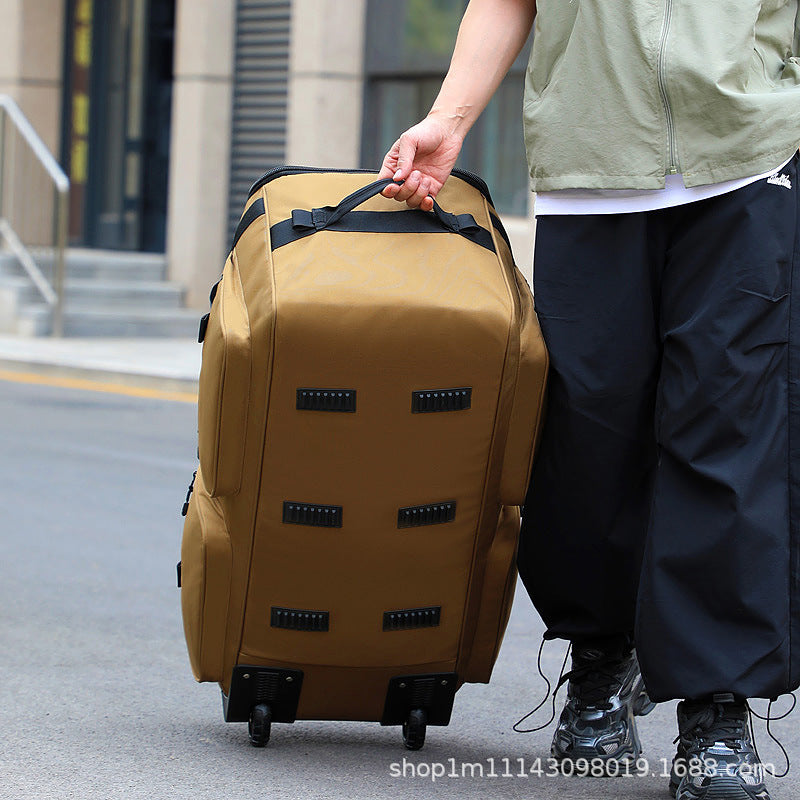 COLENARA Bolso de mano multifuncional Tela Oxford Gran capacidad Bolsa de viaje para hombre Bolsa de almacenamiento plegable con ruedas Bolsa de equipaje