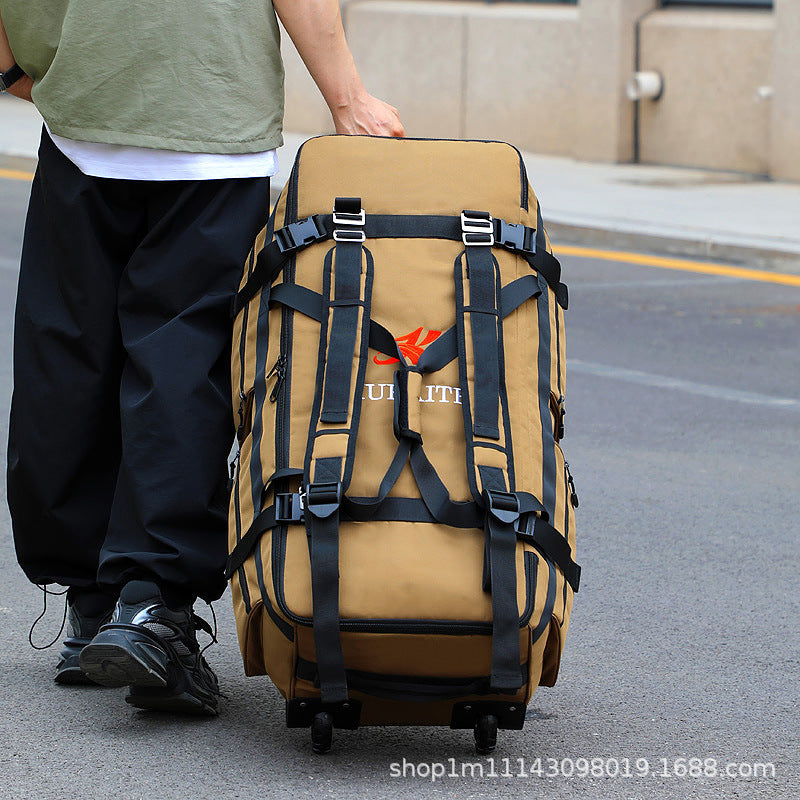 COLENARA Bolso de mano multifuncional Tela Oxford Gran capacidad Bolsa de viaje para hombre Bolsa de almacenamiento plegable con ruedas Bolsa de equipaje