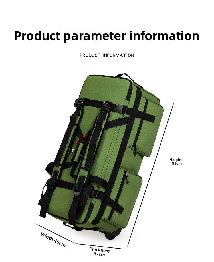 COLENARA Bolso de mano multifuncional Tela Oxford Gran capacidad Bolsa de viaje para hombre Bolsa de almacenamiento plegable con ruedas Bolsa de equipaje