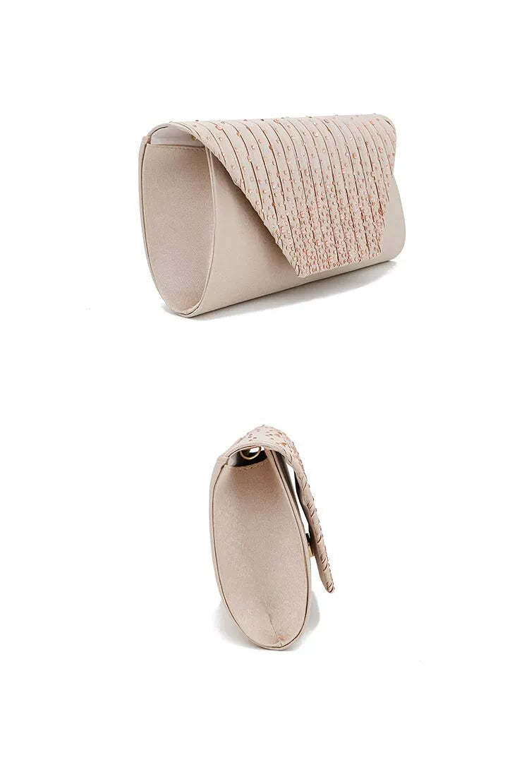 Mercerized Cotton Envelope Clutch | Soft Western Style Dinner Bag for Cheongsam Luxegan