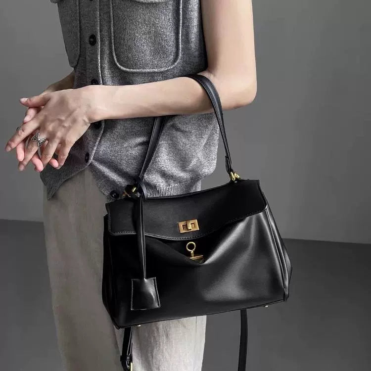 PU Loose Tote Bag | Niche Style Large Capacity Crossbody Luxegan