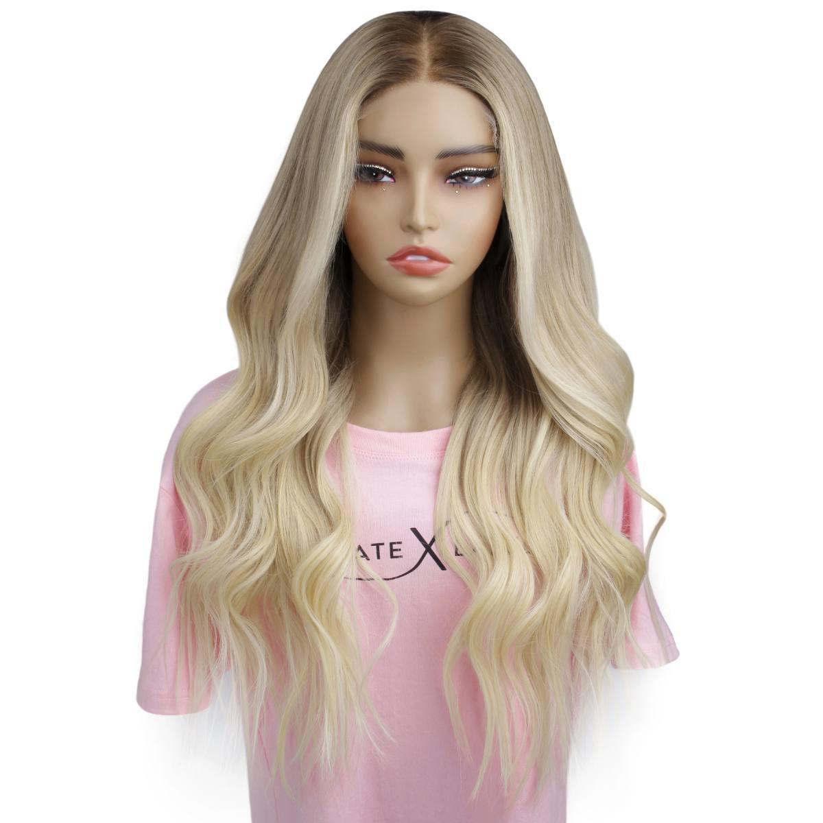 Ruby Glueless 5x5 HD Lace Professionally Colored 100% Human Hair Closure Wig Luxegan