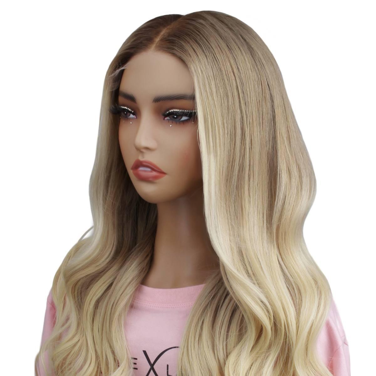 Ruby Glueless 5x5 HD Lace Professionally Colored 100% Human Hair Closure Wig Luxegan