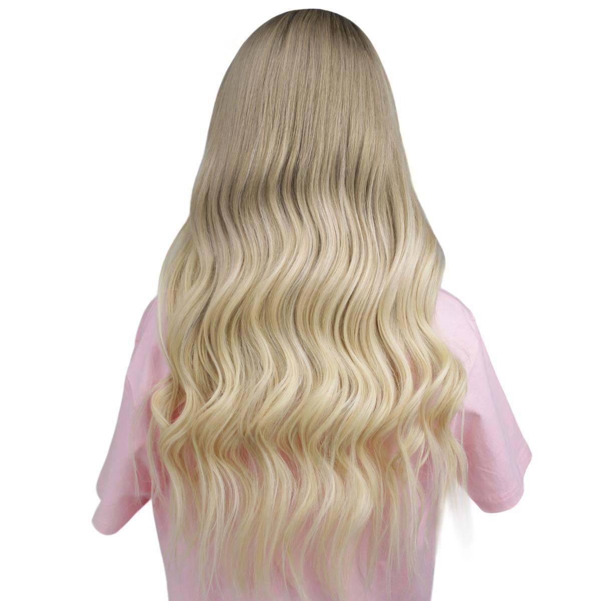 Ruby Glueless 5x5 HD Lace Professionally Colored 100% Human Hair Closure Wig Luxegan