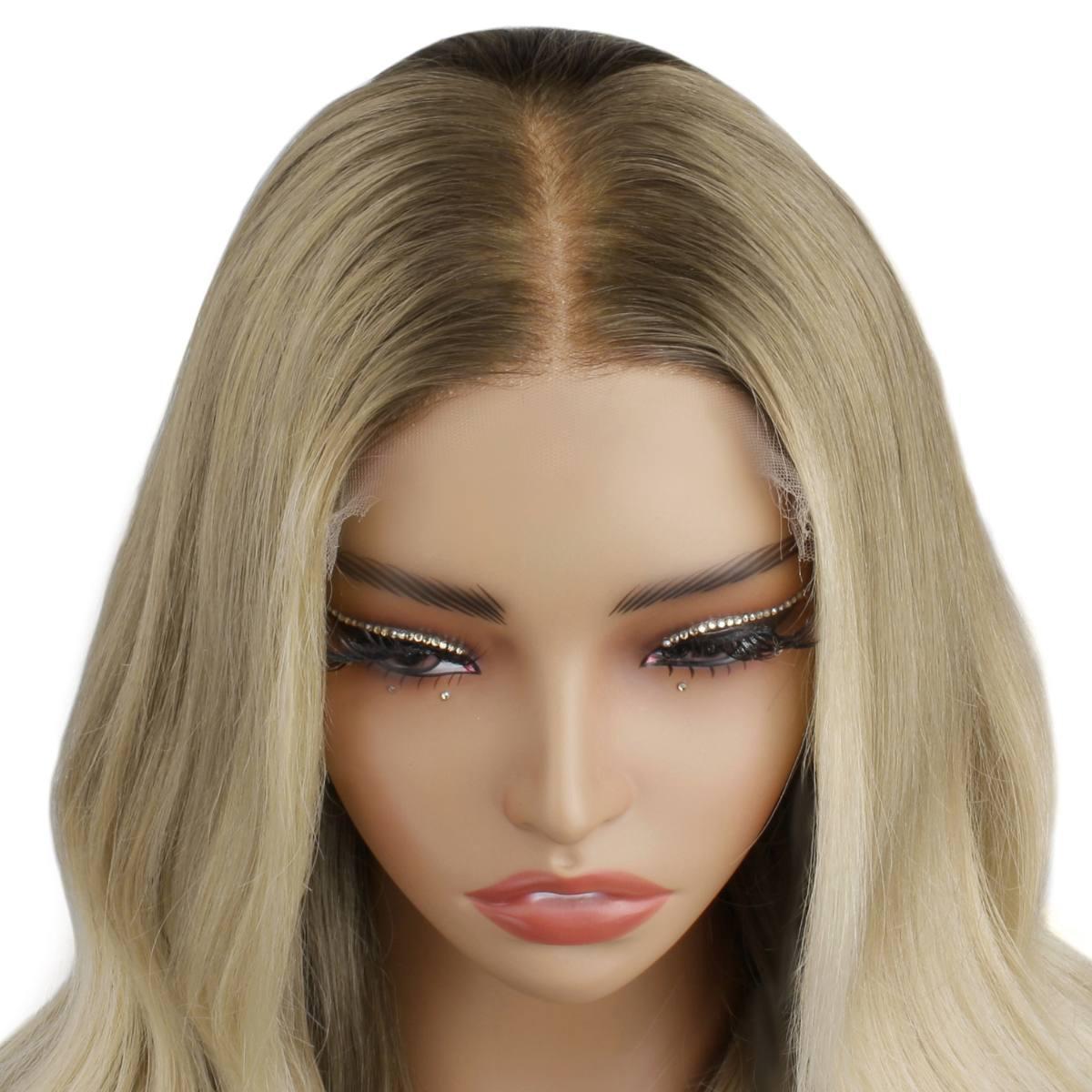 Ruby Glueless 5x5 HD Lace Professionally Colored 100% Human Hair Closure Wig Luxegan