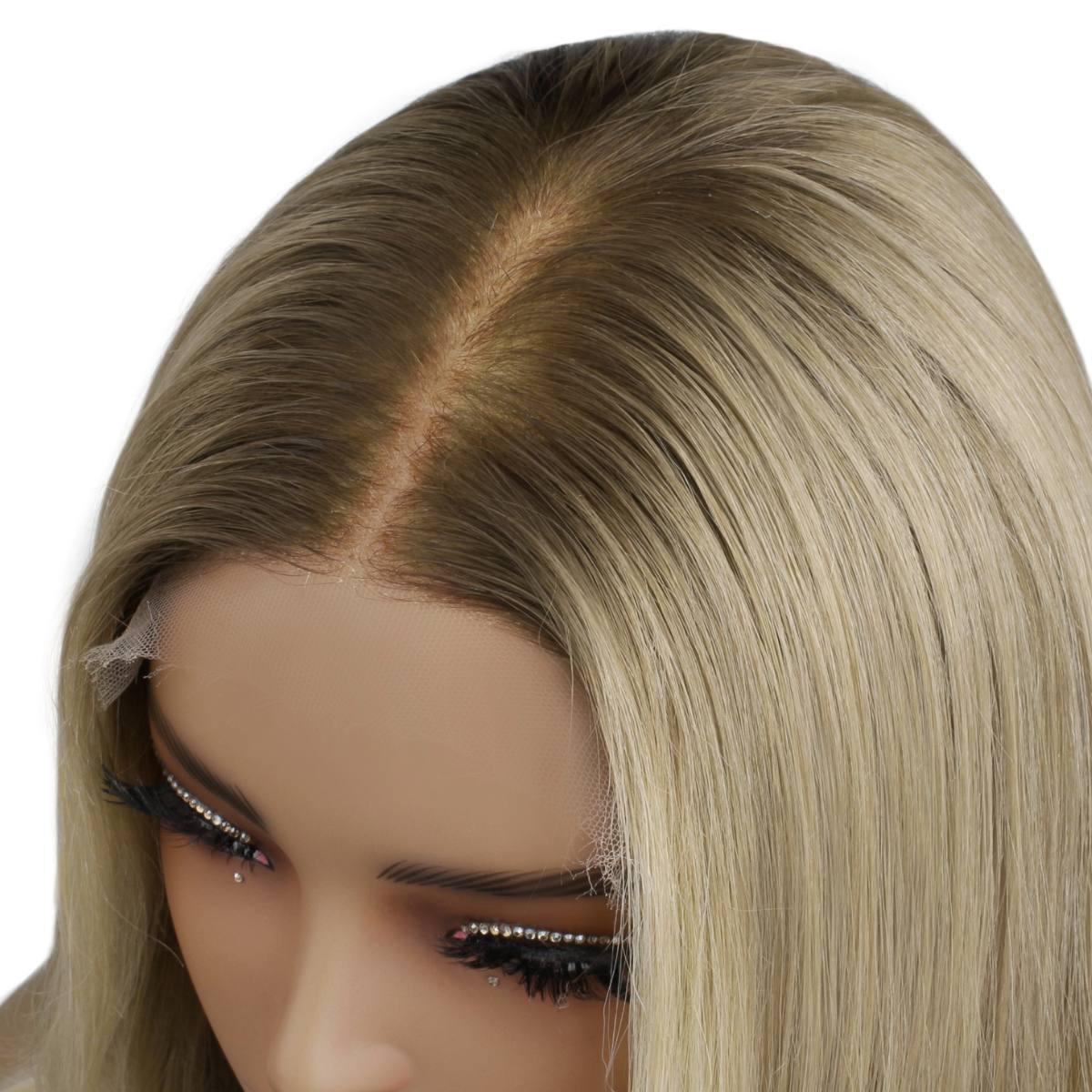 Ruby Glueless 5x5 HD Lace Professionally Colored 100% Human Hair Closure Wig Luxegan