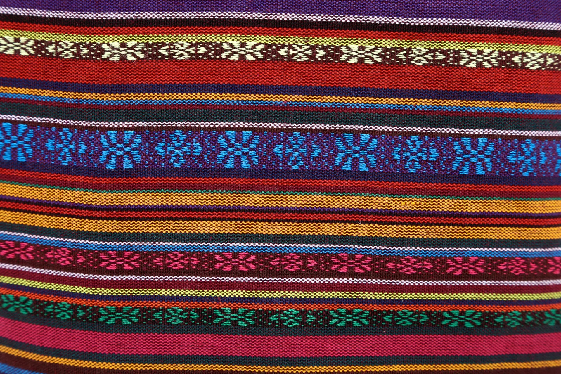 Boho Ethnic Bucket Bag | Casual Striped Crossbody Shoulder Bag Luxegan