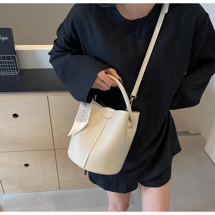 Senior Sense Retro Color Small Bag | Women's New Crossbody Bag & Super Fire Bucket Bag Luxegan
