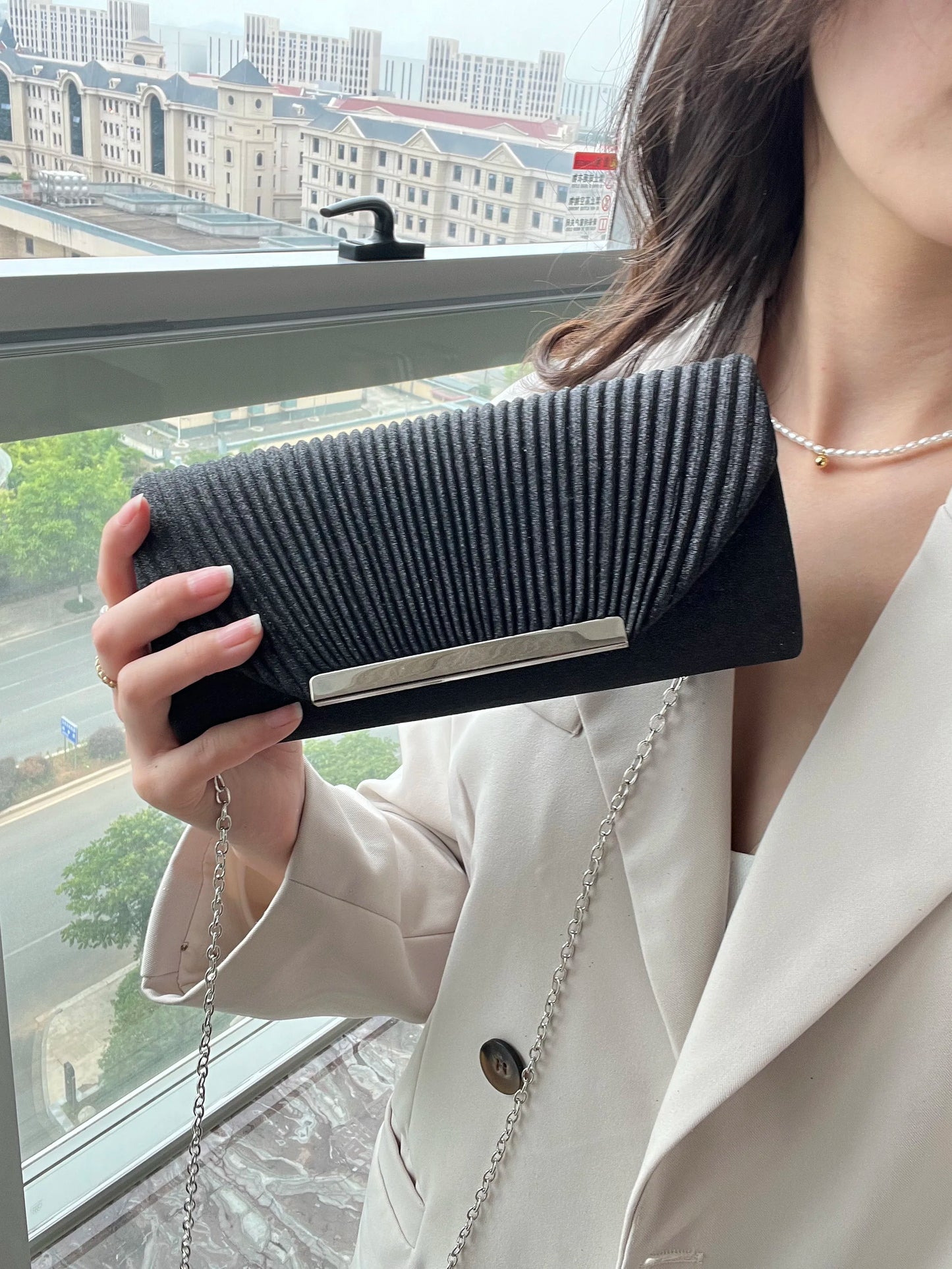 Fashion Elegant Clutch Bag | New Hot Selling Chain Dinner Bag & Bride Bridesmaid Lady Handbag (Factory Outlet) Luxegan