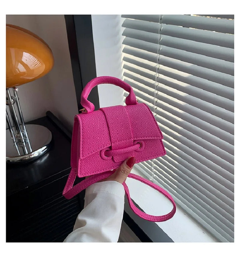 New Fashion Women's Bag | High-Quality PU Leather Shoulder & Crossbody Bag (Small Square Bag) Luxegan