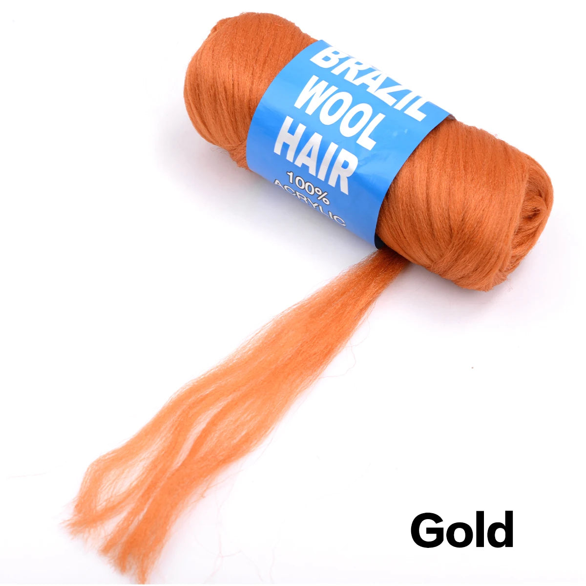 Brazilian Wool Hair 70g – Flame Retardant Synthetic Fiber | Dirty Braids | Dreadlocks | Twist - view 4