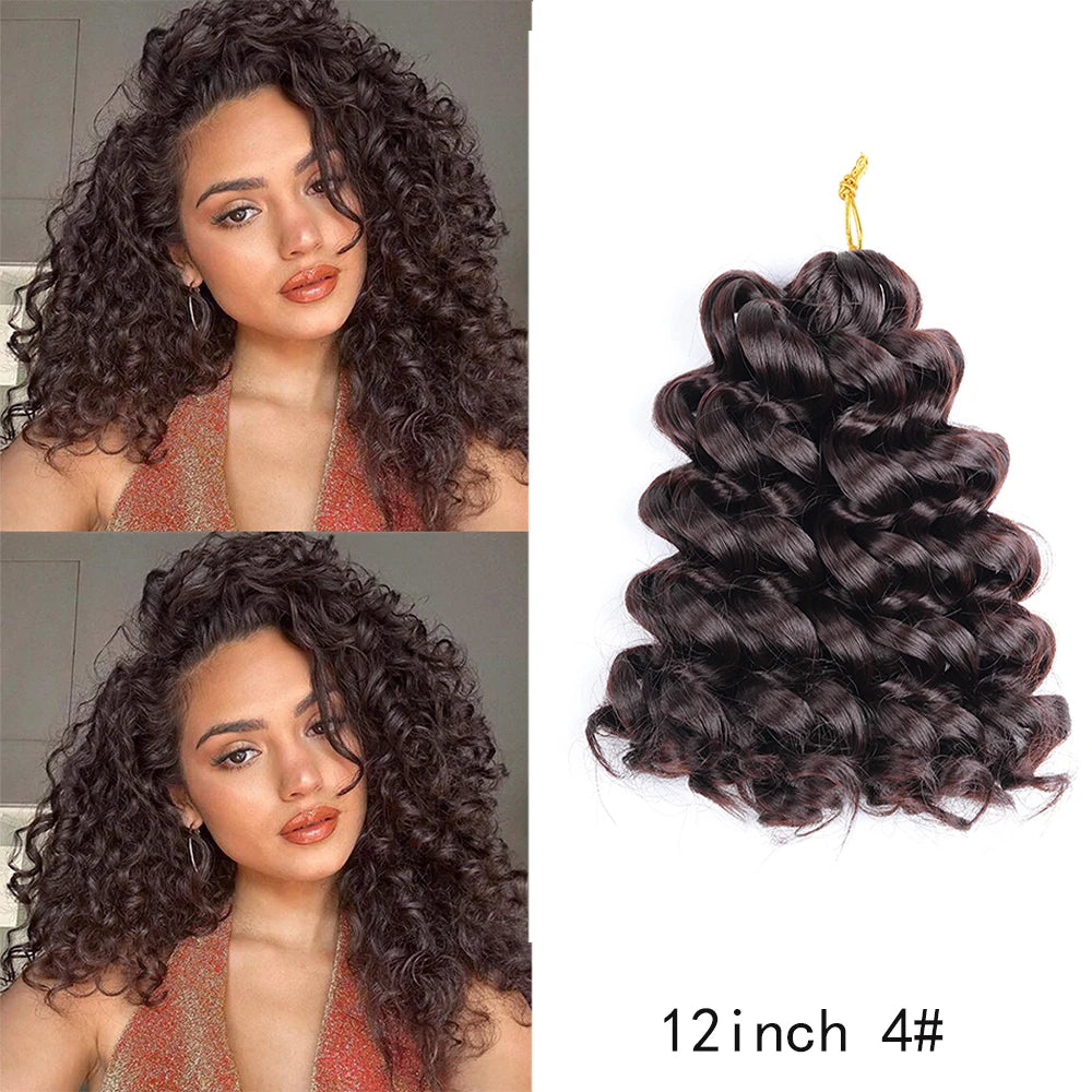 12-Inch Italian Curls Crochet Braiding Hair – Loose Wave | Pre-Stretched | 68 Colors | 75g & 100g - view 26