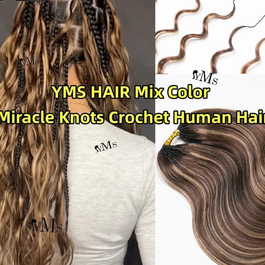 Body Wave Crochet Hair Extensions – Highlight Blonde Mix Luxegan