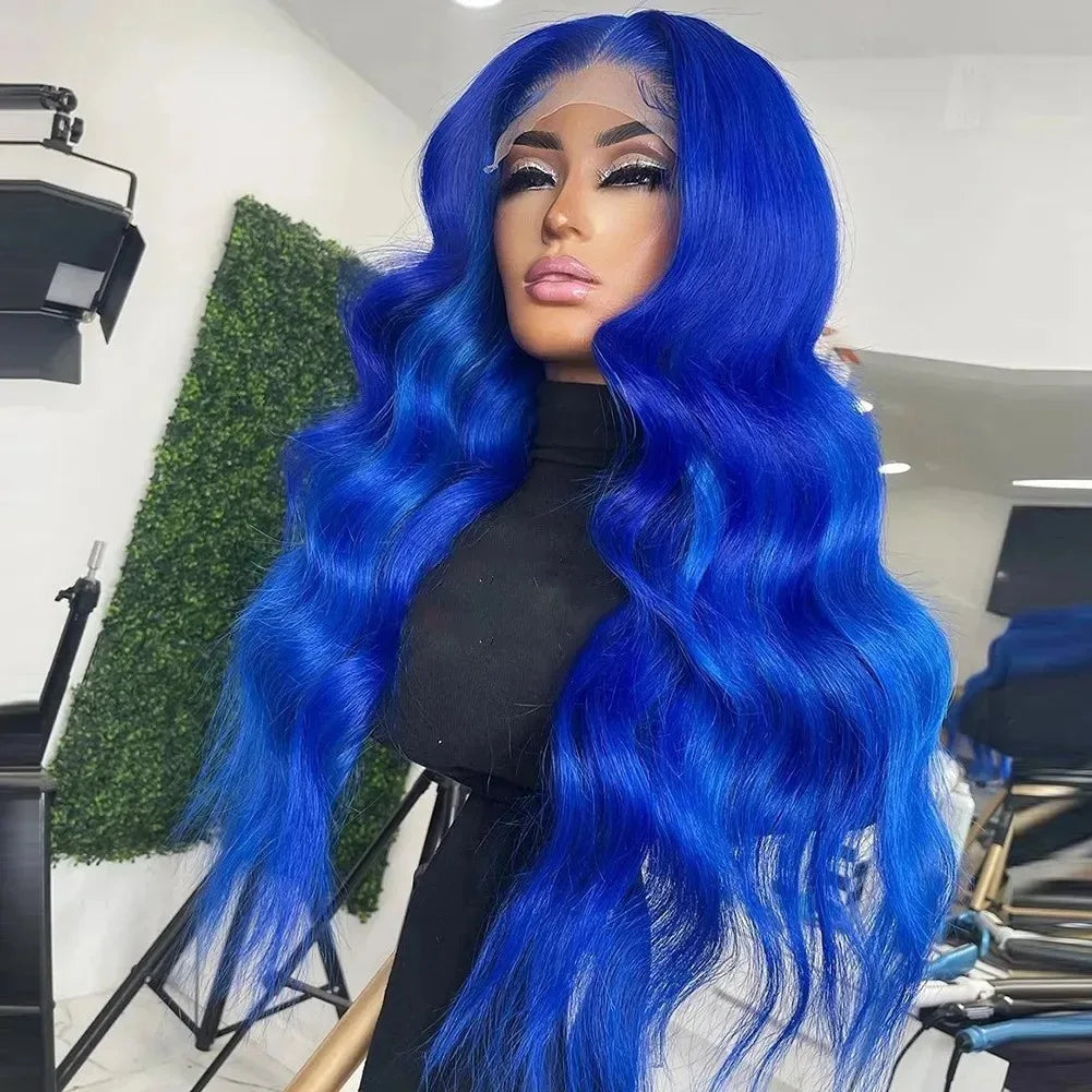 Black and Pink Highlight Body Wave Wig | Sophisticated 13x4 HD Transparent Lace Frontal | Elegant High-Temperature Fiber Glamour | "Dignified" 18–32 Inch Pre-Plucked Glueless Wig for Radiant Versatile Styling Luxegan