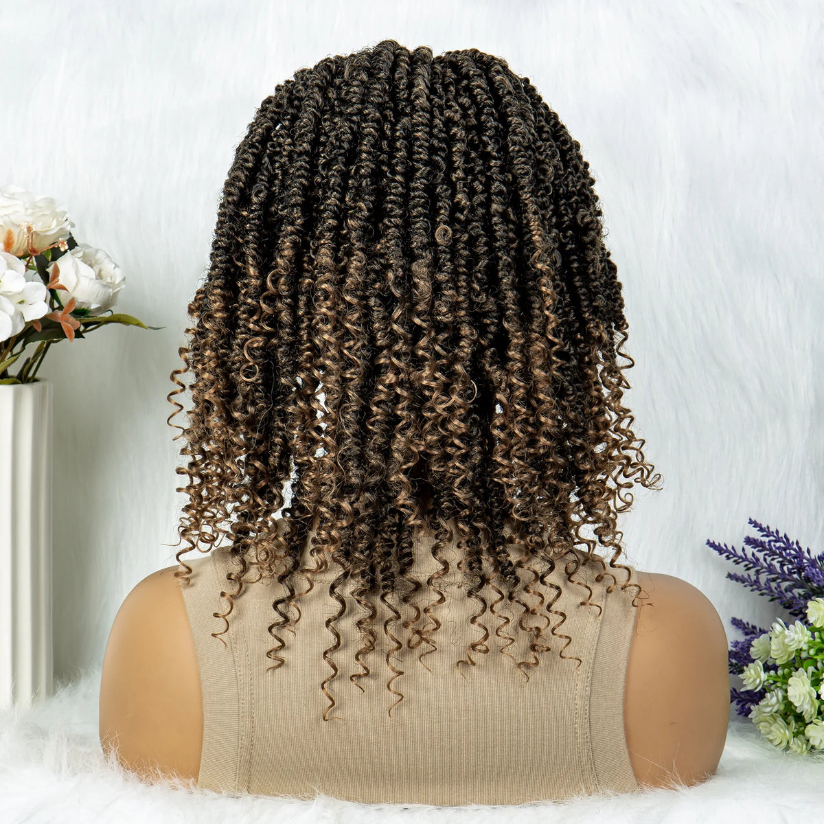 14 Inch Butterfly Locs Dreadlock Wig | Knotless | Lace Front