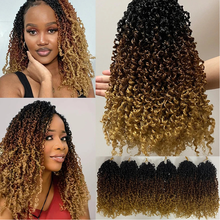 Yanky Twist Crochet Hair | Pre-Looped Senegalese Twist | 8 & 12 Inch | 30 Strands/Pack Luxegan