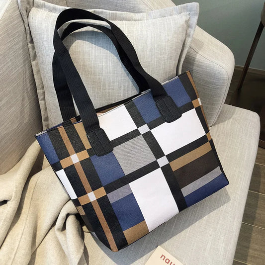 Ladies Large Capacity PU Leather Shoulder Bag | Fashion Luxury Women's Brief Casual Shopping Tote (Bolsa) Luxegan