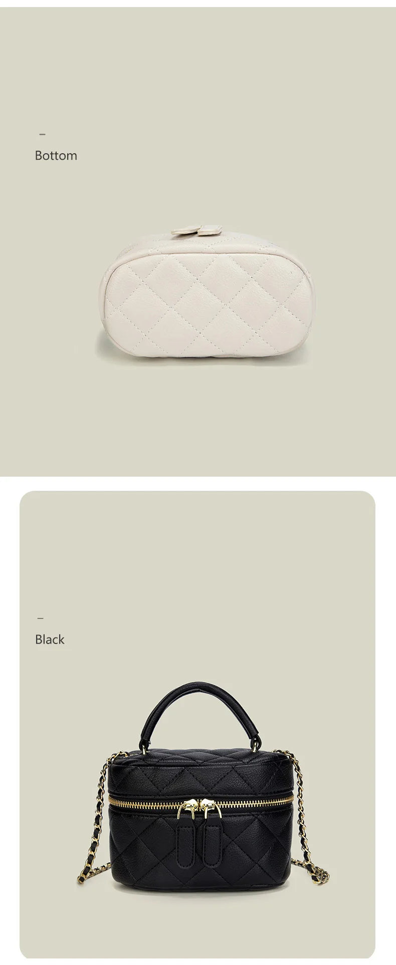 New Mini Quilted Chain Diamond Checkered Women's Crossbody Bag | Fashion Mini Designer Handbag High Quality PU Women's Small Bag Luxegan