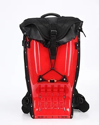 25L Motorcycle Hard Shell Luggage | Sophisticated "Protective Drop" Silhouette | Waterproof Motocross Racing Backpack | "Dignified" High-Performance ABS Tank Bag for Radiant Versatile Styling Luxegan