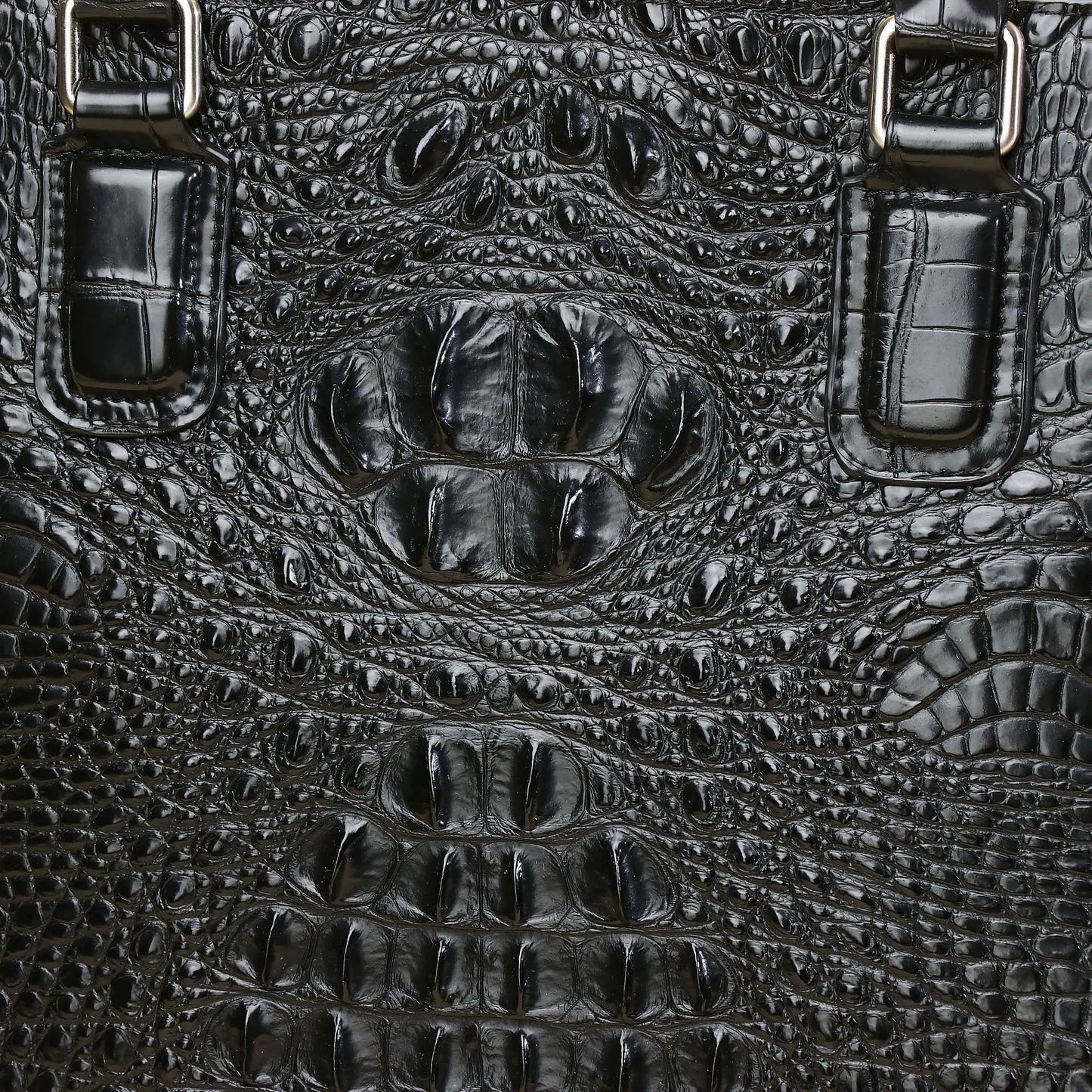 Women's Luxury Genuine Leather Alligator Handbag | Designer Real Natural Leather Shoulder Bag | Hard Shell Casual Tote Crossbody Purse | Multi-Pocket Large Capacity Versatile Satchel Model 20250603f Luxegan