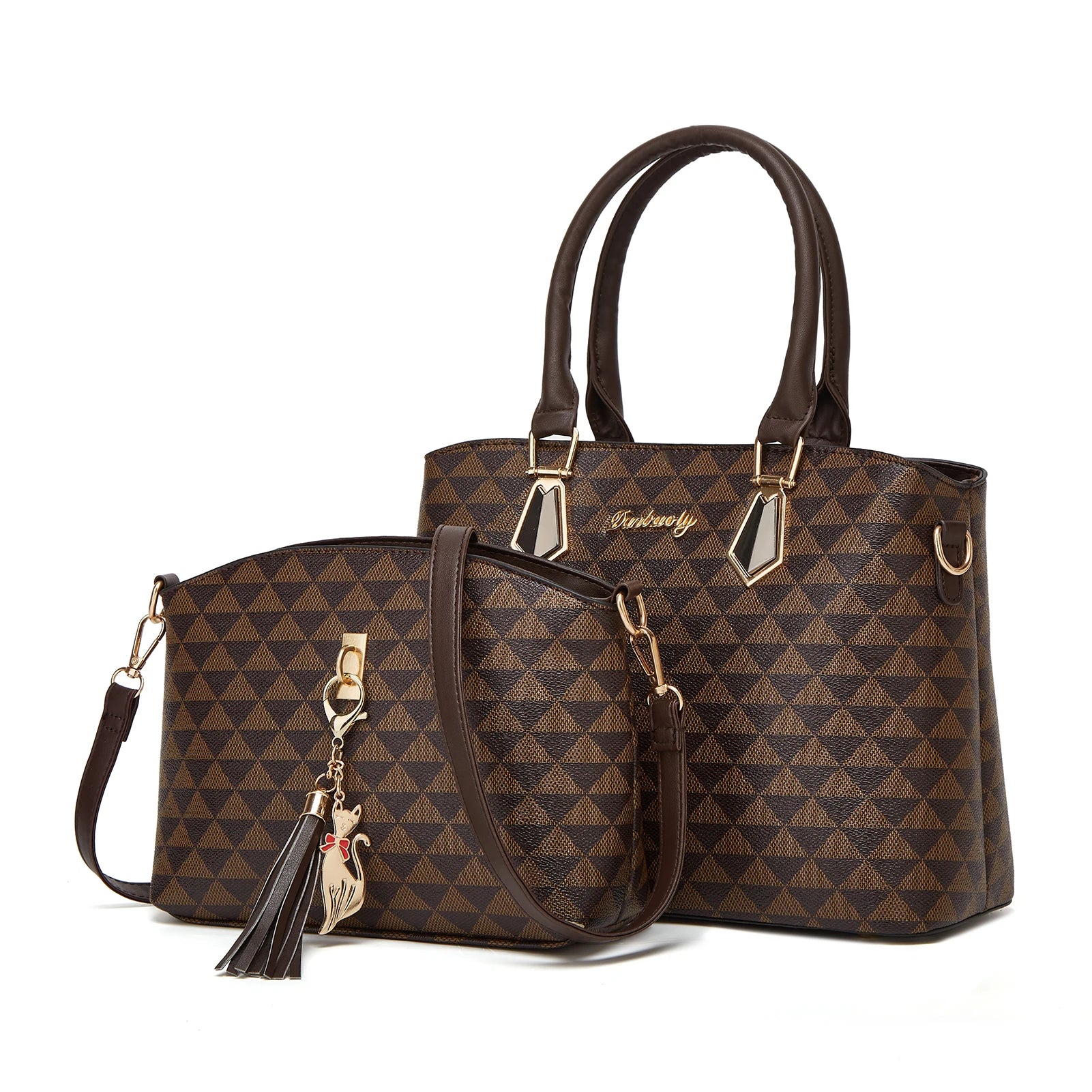 New Fashionable High-End Texture Women's Bag | European & American Style Single Shoulder & Crossbody Handbag (Portable Satchel) Luxegan