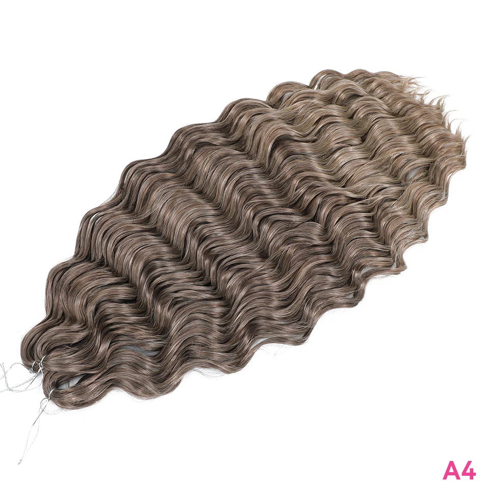 Anna Curls Loose Wave Synthetic Crochet Braiding Hair 24in | 50 Strands | 22 Colors - view 35