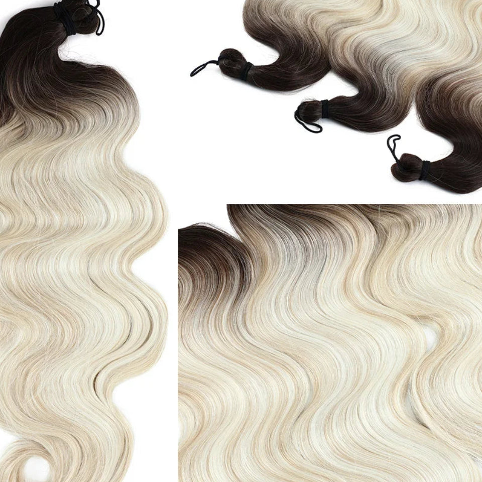 26 Inch Synthetic Loose Deep Wave Crochet Hair | 300g 3-Piece Braiding Extensions Luxegan