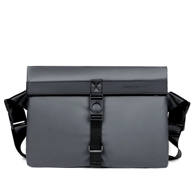 Retro Business Crossbody Satchel | Sophisticated "Large Capacity" Silhouette | Men's Professional Briefcase & Shoulder Bag | "Dignified" High-Performance Oxford Travel Essential for Radiant Versatile Styling Luxegan
