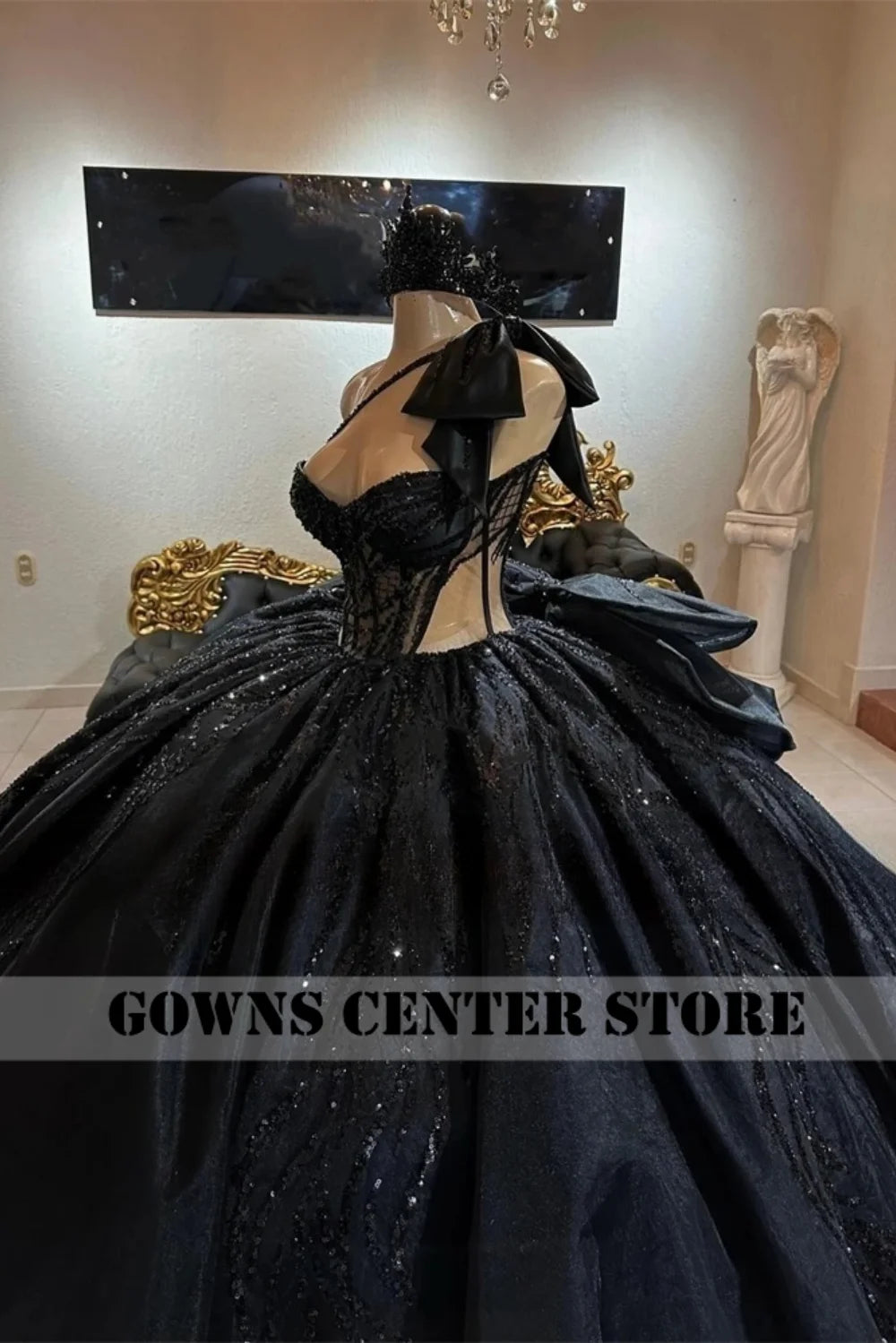 Red Puff Ruched Train Ball Gown Quinceanera Dress With Bow One Shoulder Beaded Appliques Sweet 15 Vestidos De 15 Años Customized